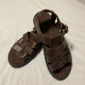 Men’s leather Teva sandals